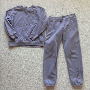 Calvin Klein Heather Gray Lounge Set
